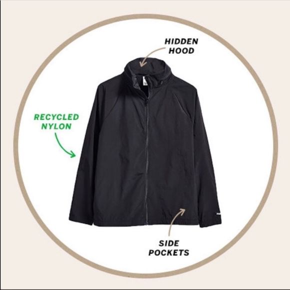 PINK MOCKNECK ANORAK - Picture 3 of 3